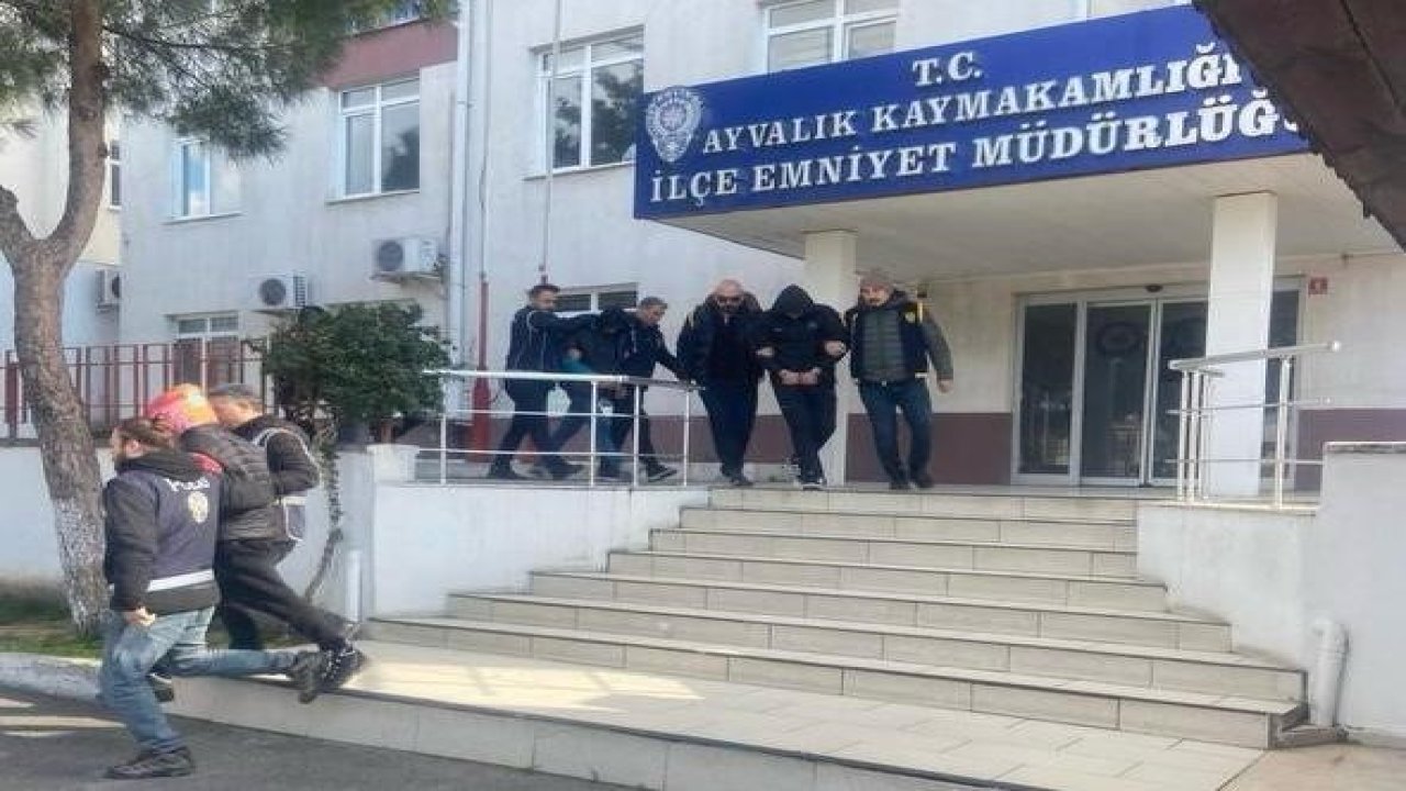 Cunda Adası’na dadanan hırsızlık çetesi çökertildi