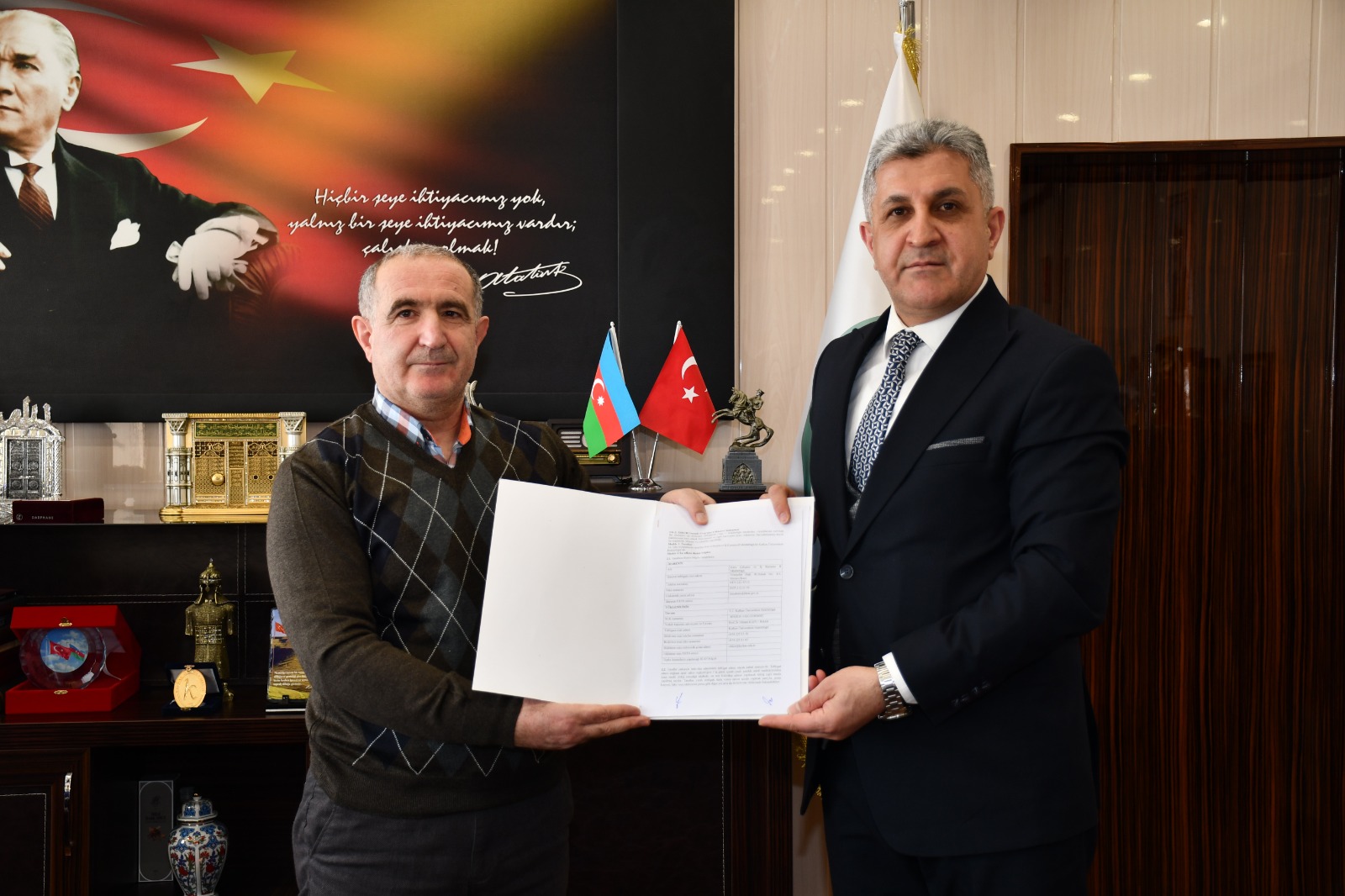 Kafkas Üniversitesi ve İŞKUR Arasında Öğrencilere İstihdam Desteği Protokolü İmzalandı