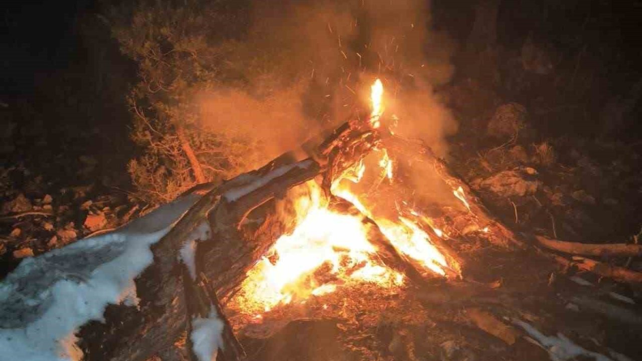 Feke’de çıkan orman yangını söndürüldü