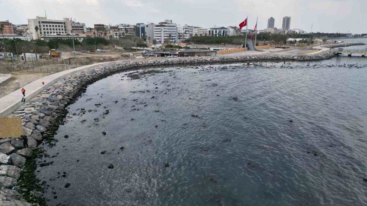İskenderun Körfezi’nde denizde çekilme yaşandı