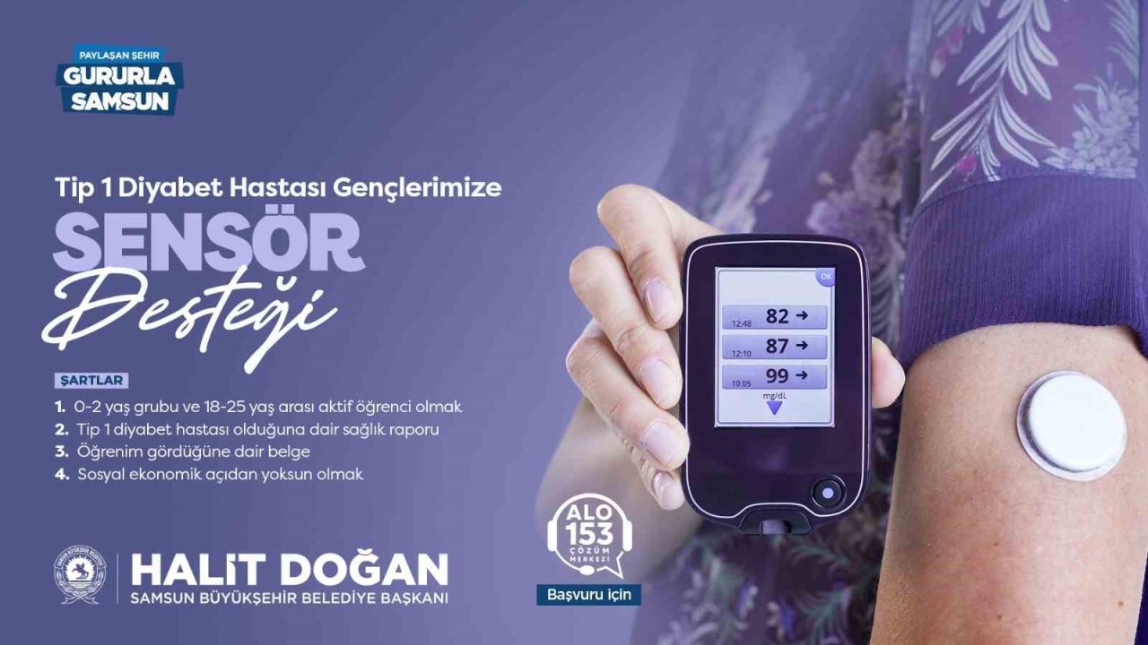 SBB’den diyabet hastası gençlere sensör desteği