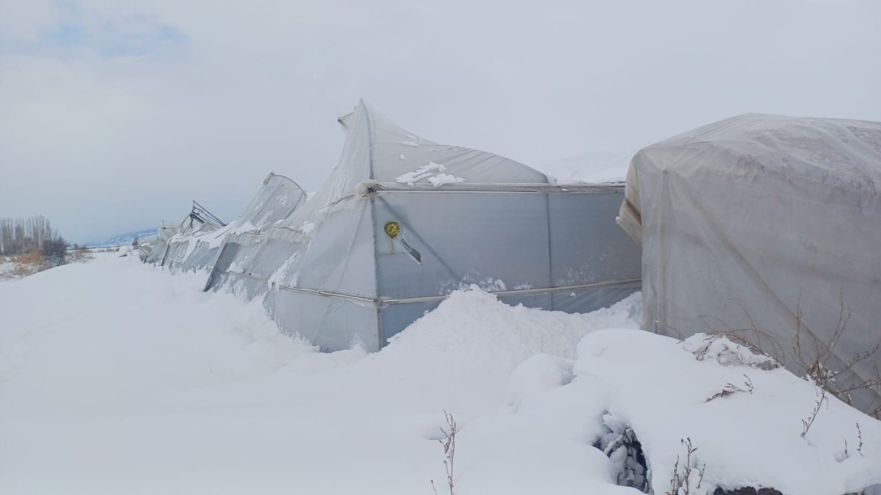 Erzincan çiftçisine kuvvetli kar uyarısı
