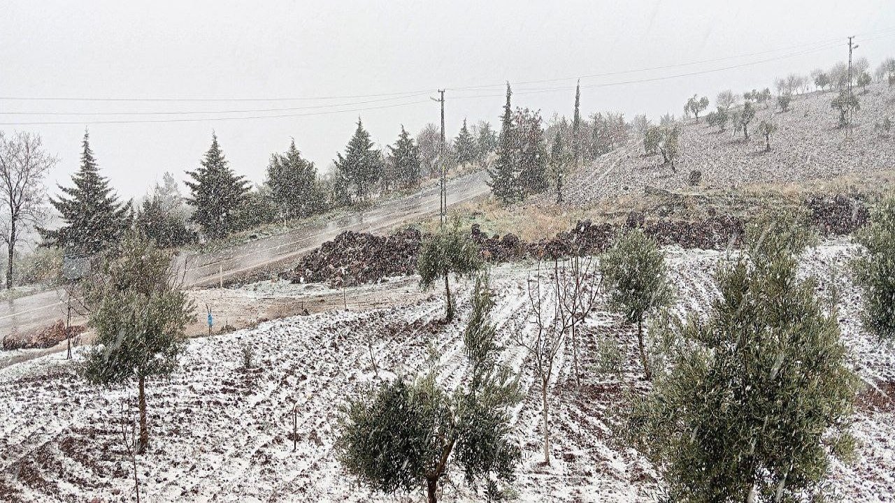 Kilis’te kar sevinci