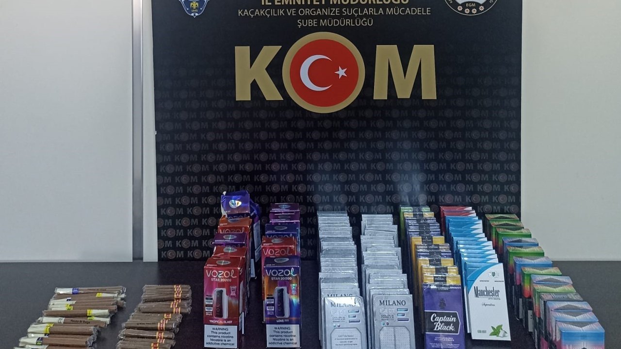Aydın’da kaçak sigara operasyonu