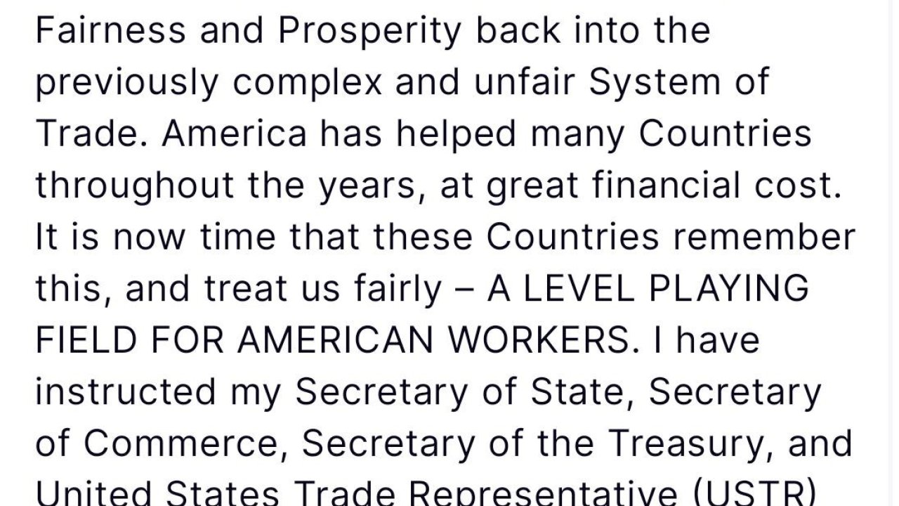 ABD Başkanı Trump’tan karşılıklı gümrük vergisi adımı