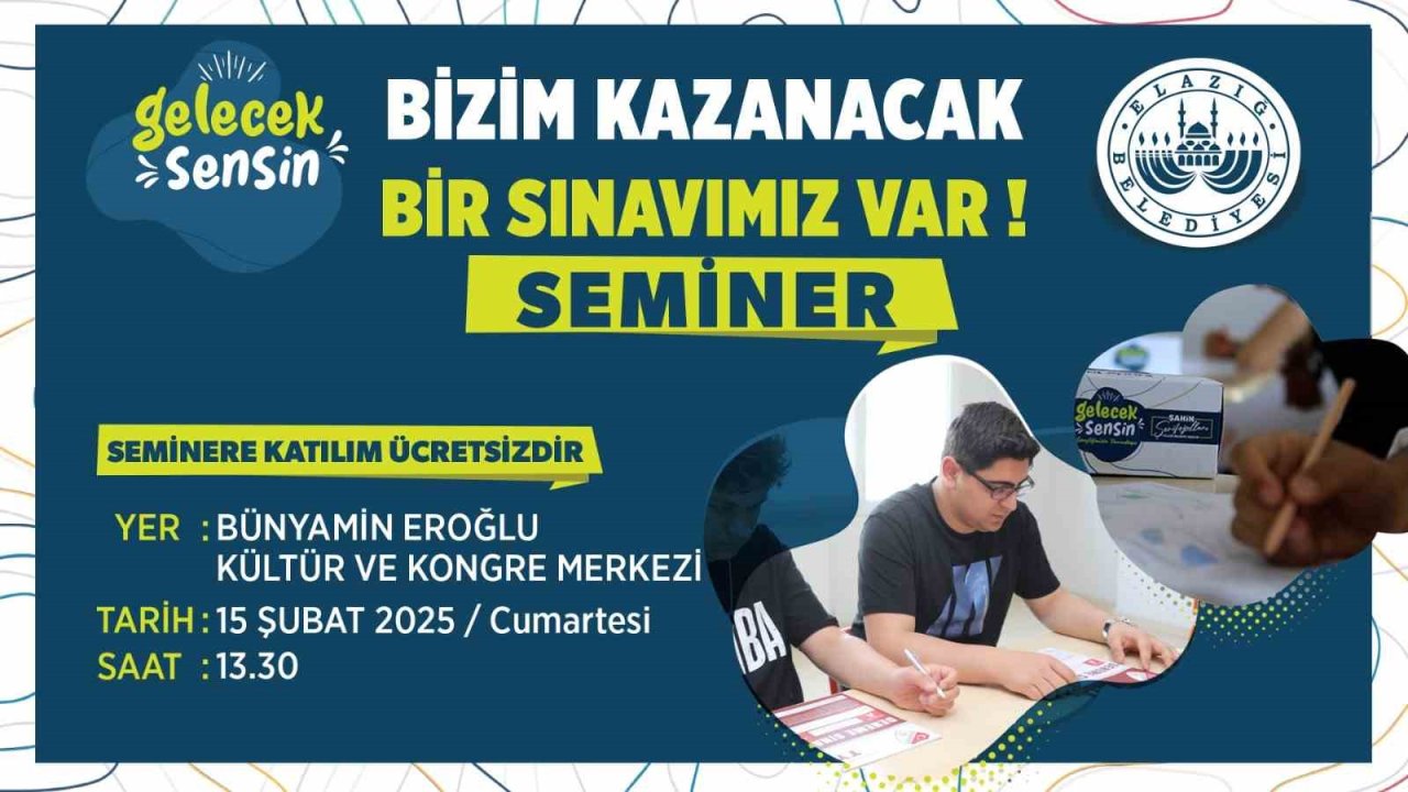 Elazığ’da öğrencilere yönelik ücretsiz seminer