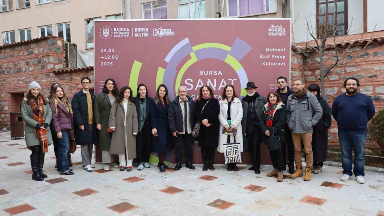 Bursa sanat çalıştayı, kent, mekan, hafıza sergisi ile taçlandı