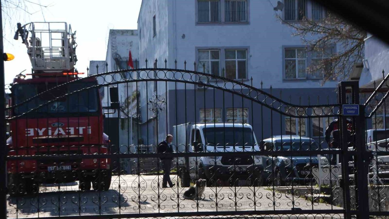 Sinop cezaevinde yangın tatbikatı