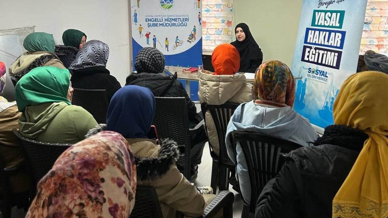 Engelli bireylerin aileleri sahip oldukları yasal hakları bu seminerde öğrendi