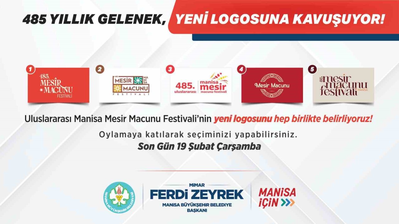 485 yıllık festivalin yeni logosunu halk seçecek