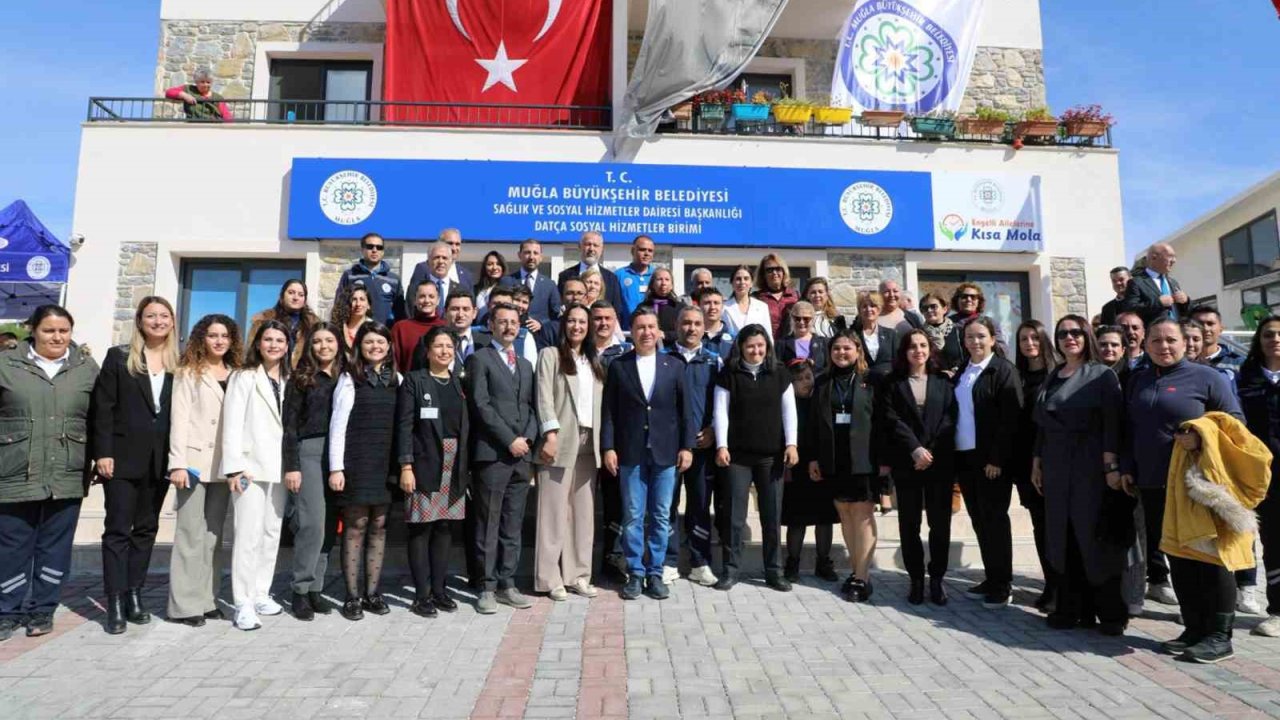 Büyükşehir 6. Kısa Mola Merkezi’ni Datça’da açtı