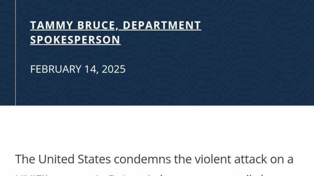 ABD hükümeti Beyrut’ta UNIFIL konvoyunu hedef alan saldırıyı kınadı