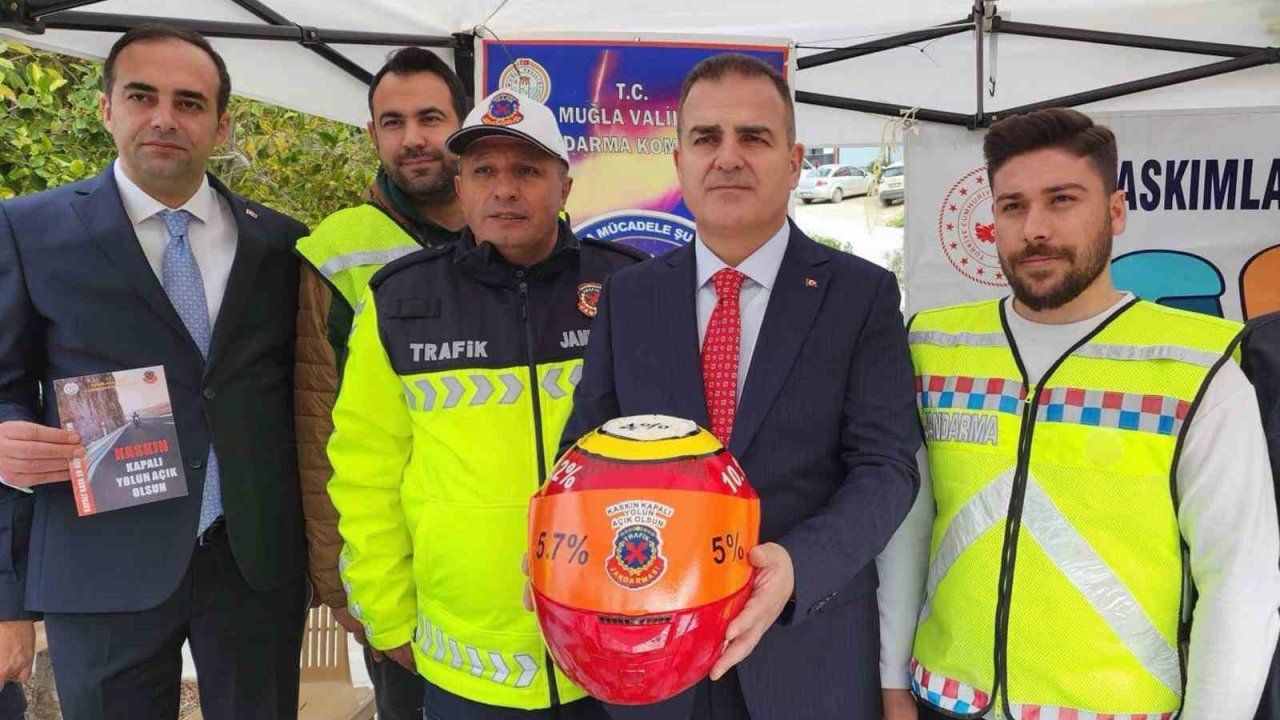 Jandarmadan ‘Güvenlik Kask’ bilgilendirmesi