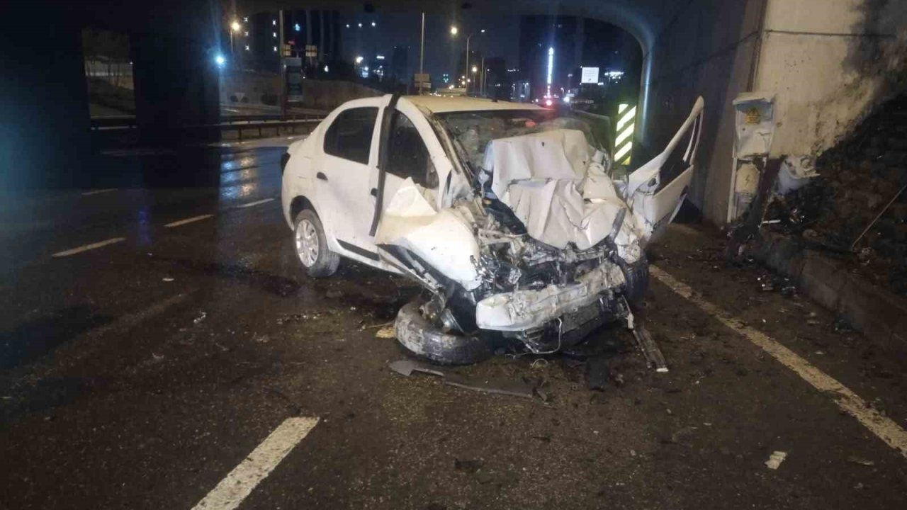 Maltepe’de trafik kazası: 1 ağır yaralı