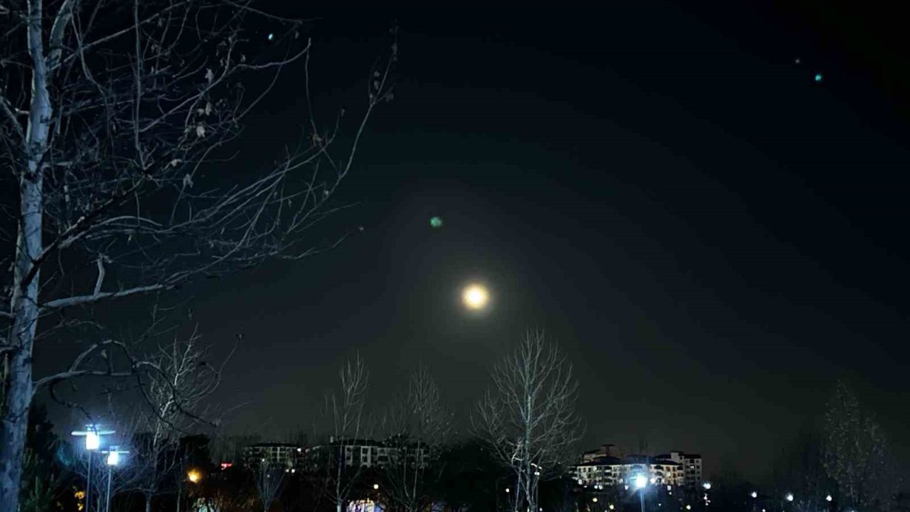 Elazığ’da dolunay görsel şölen sundu