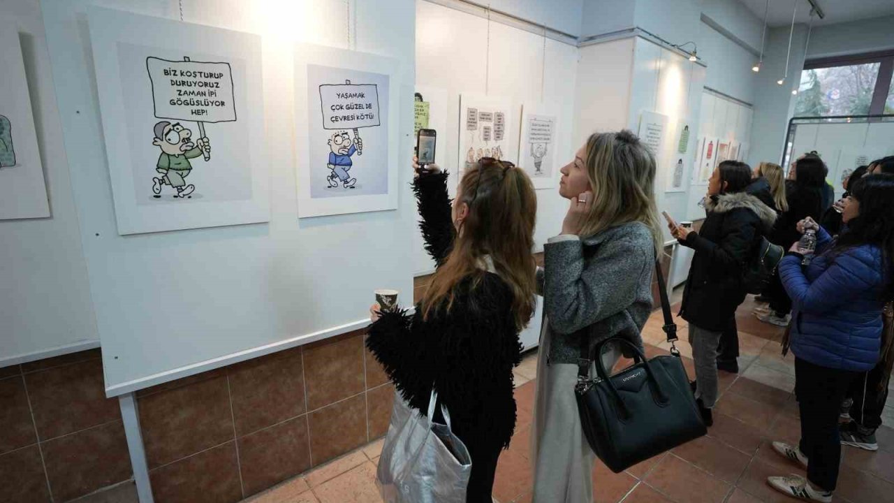 Sanat Şehri Denizli’de karikatür sergisi