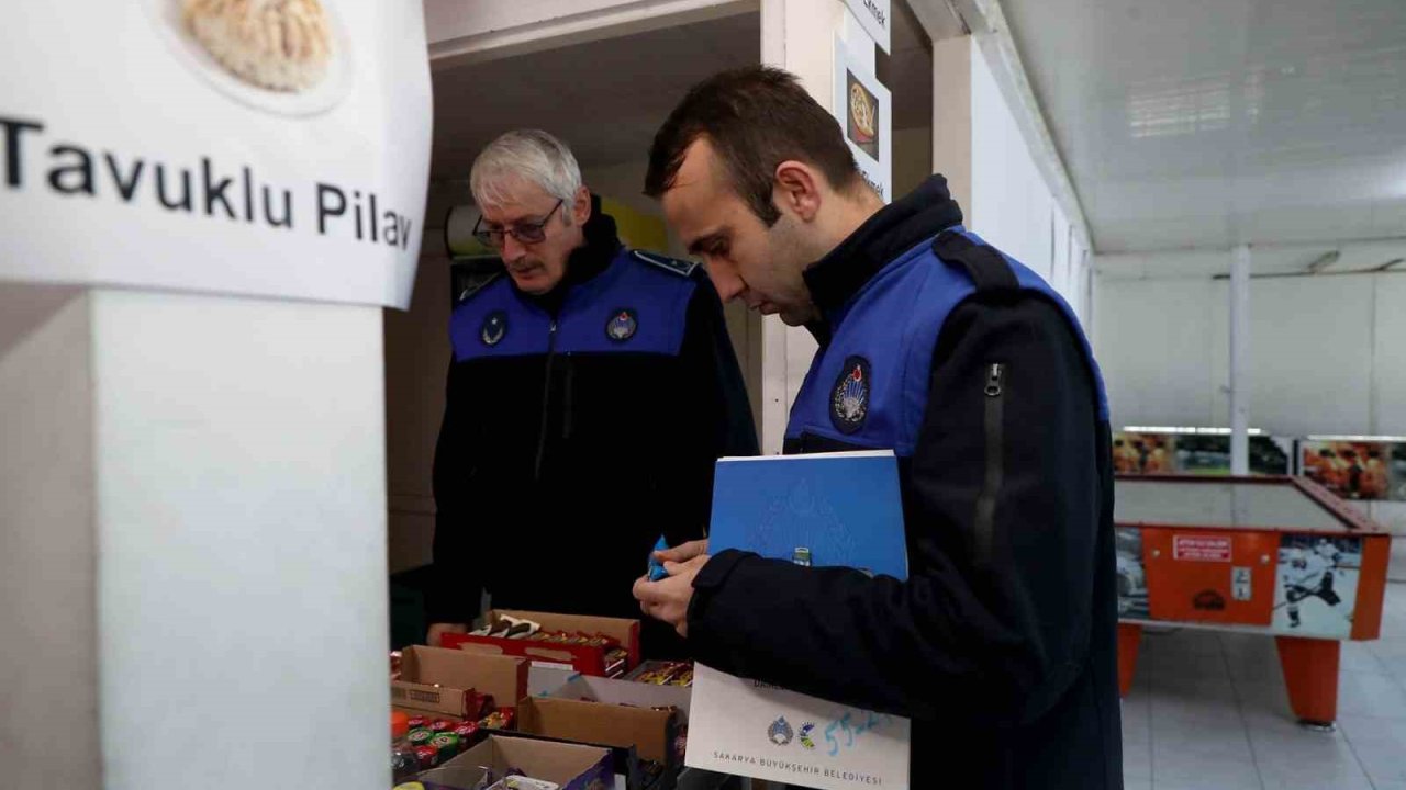 Zabıta ekiplerinden okul kantinlerine denetim