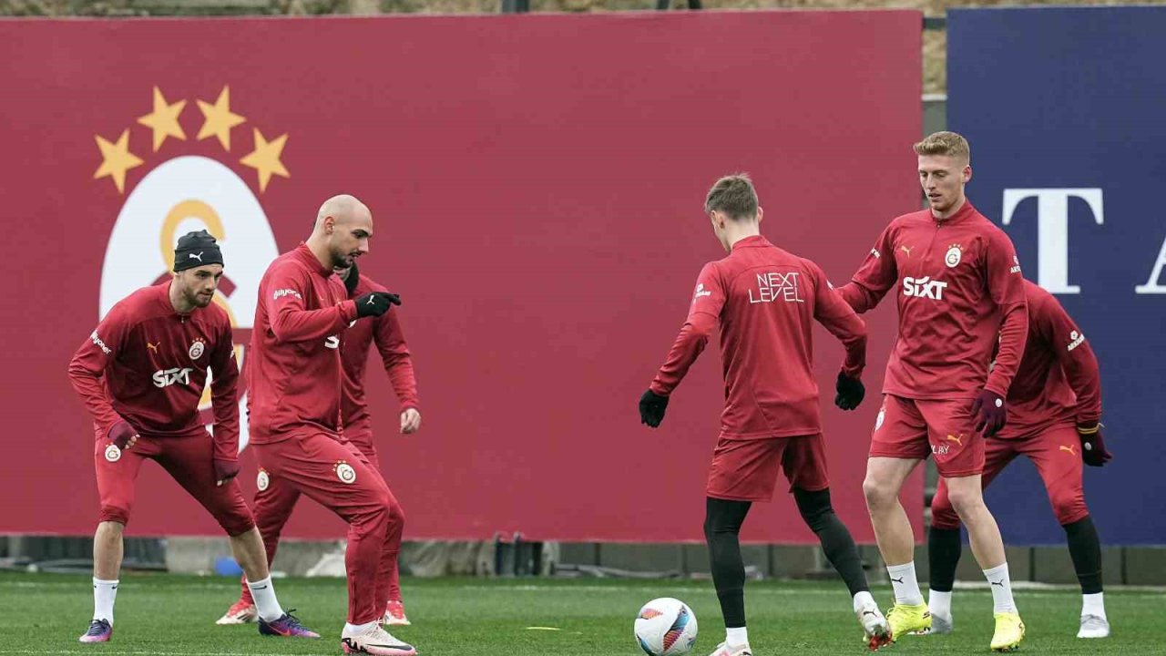 Galatasaray, Rizespor maçı hazırlıklarını Kemerburgaz’da tamamladı