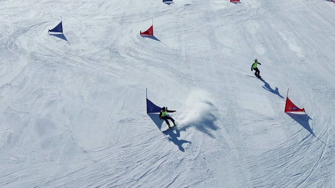 Snowboard 2. Etap Kutlu Dumlu Yarışları tamamlandı