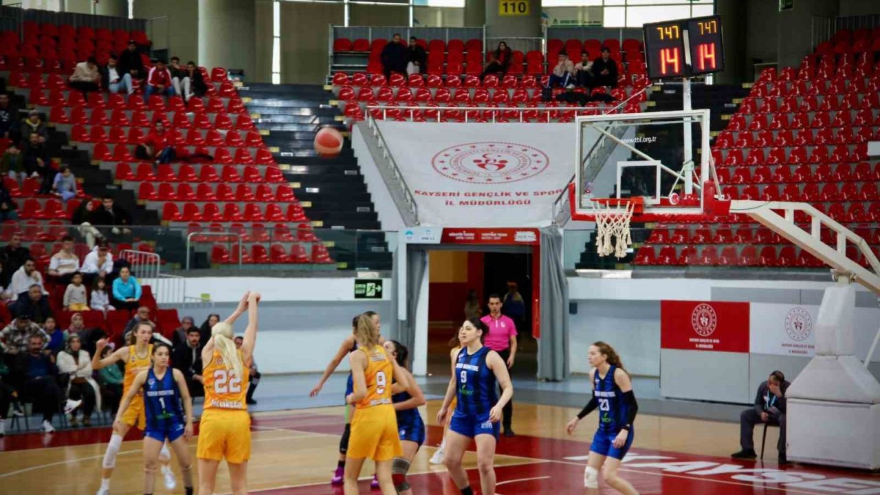 Türkiye Kadınlar Basketbol Süper Ligi: Melikgazi Kayseri Basket: 93 - Bodrum Basketbol: 43