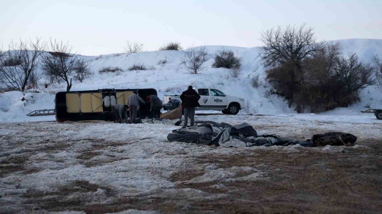 Kapadokya görsel şölene hasret kaldı
