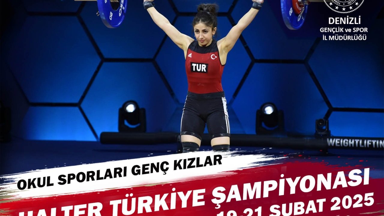 Denizli’de Türkiye halter şampiyonası için hazırlıklar başladı