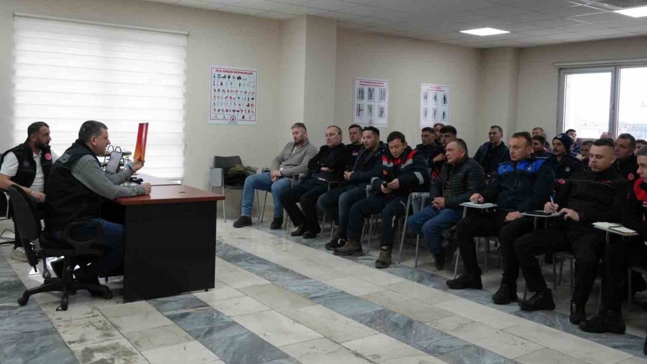 Düzce itfaiyesinden yangın eğitimi desteği