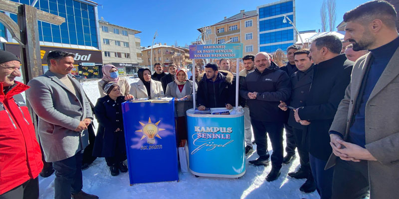 AK Parti Sarıkamış Teşkilatı, 8. Olağan Büyük Kongre İçin Üye Kayıt Standı Kurdu