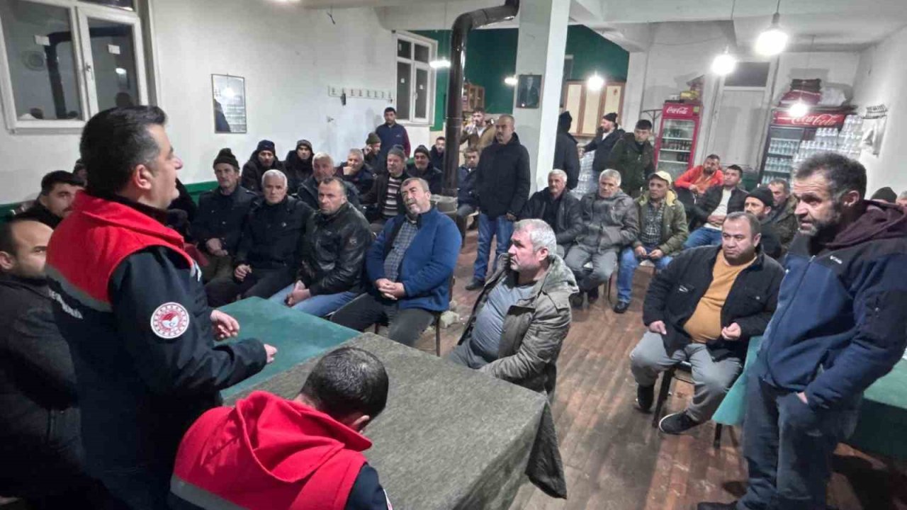 Bozkır’da çiftçilere eğitim verildi