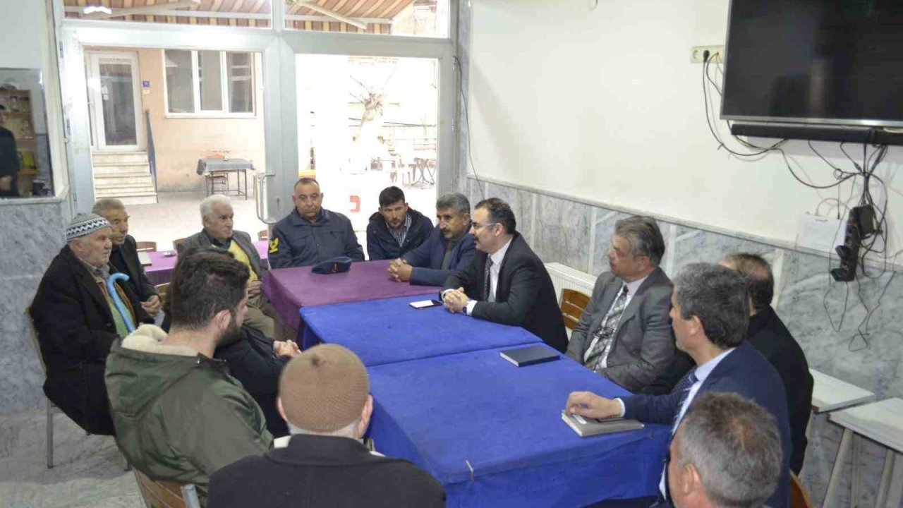Sultanhisar Kaymakamı Ateş, Malgaçemir Mahallesi sakinleri ile bir araya geldi