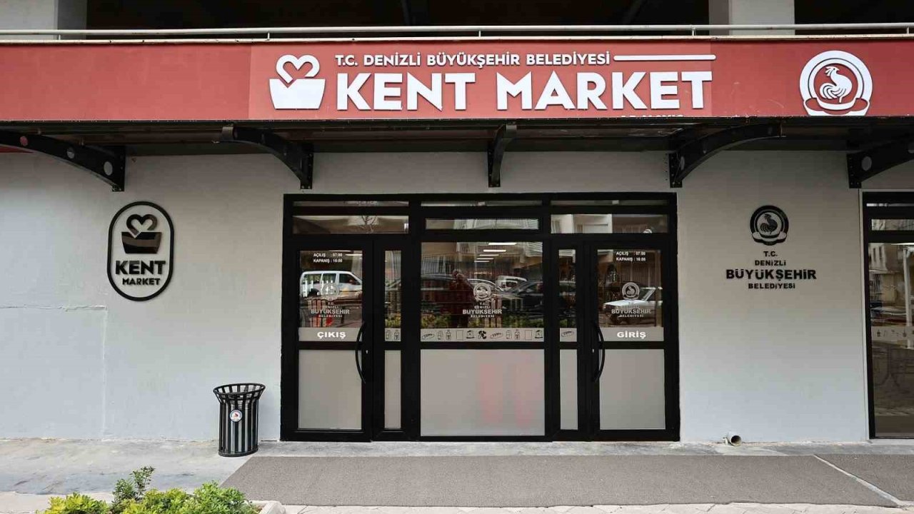 Denizli’de uygun alışverişin yeni adresi Büyükşehir Kent Market açılıyor