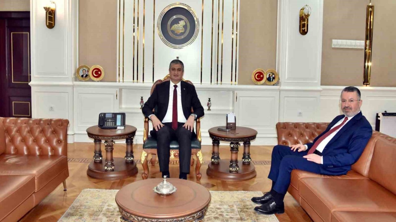 Rektör Kırışık, Vali Yavuz’u çalışmalar hakkında bilgilendirdi