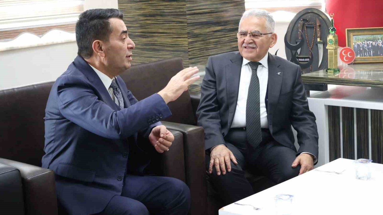 Başkan Büyükkılıç’tan Bünyan Belediye Başkanı Metin’e ziyaret