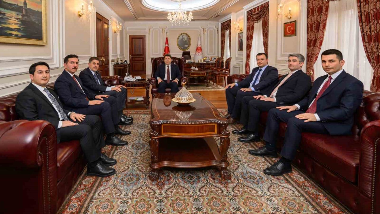Milletvekili Şan, Adalet Bakanı Yılmaz Tunç’u ziyaret etti