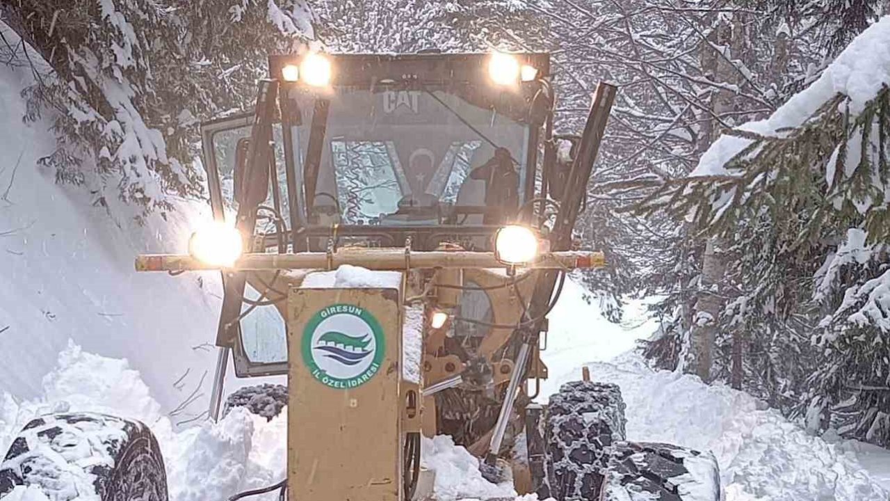 Giresun’da 228 köy yolu ulaşıma kapandı