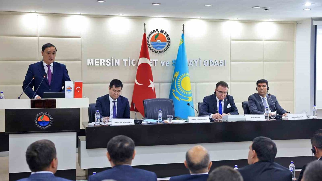Kazakistan, Mersinli yatırımcılara önemli fırsatlar sunuyor