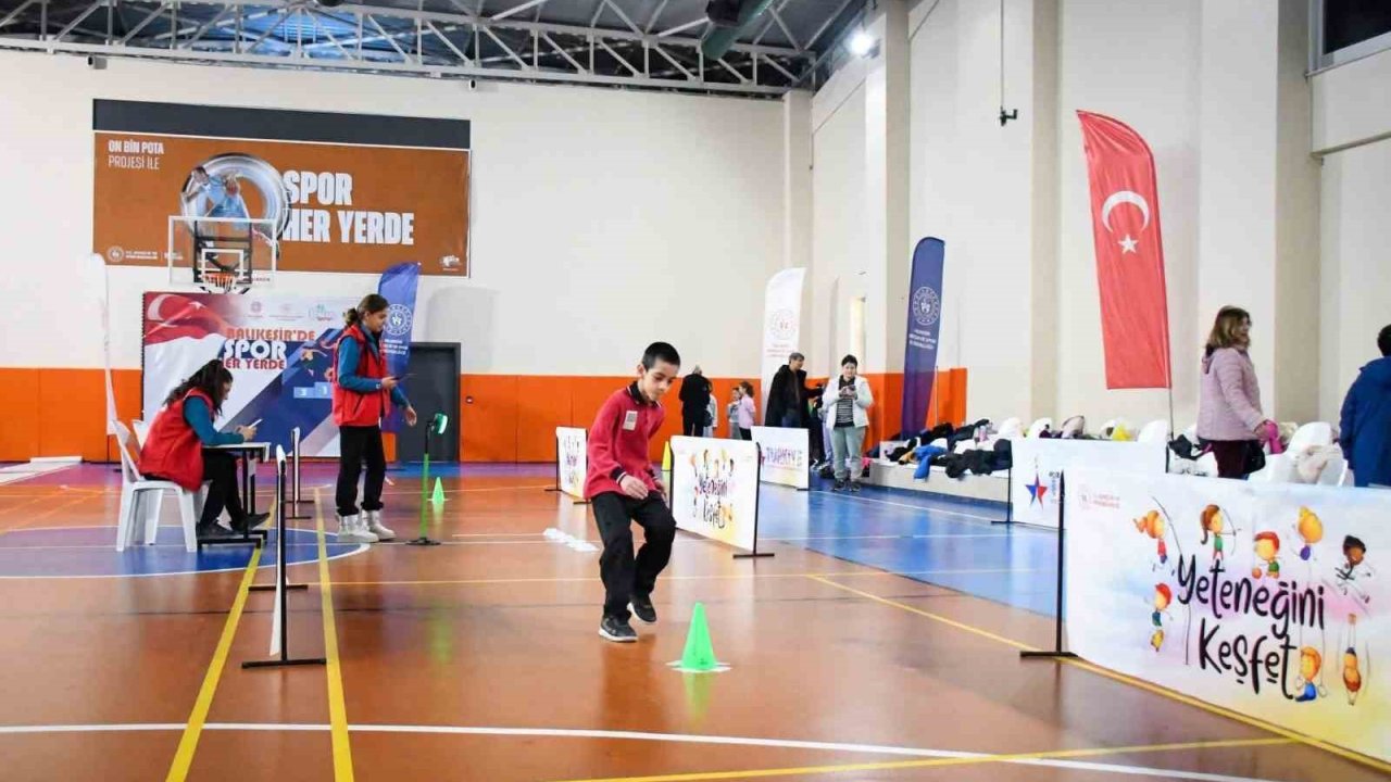 Balıkesir’de sporda yeni yetenekler keşfediliyor