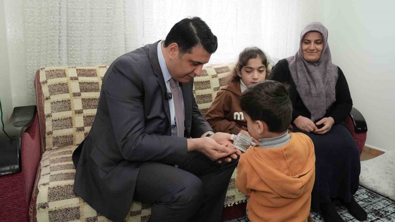 Yılmaz’dan engelli ailelere ziyaret