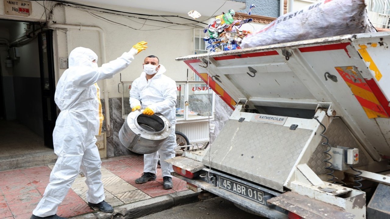 Şehzadeler’den çöp ev temizliği