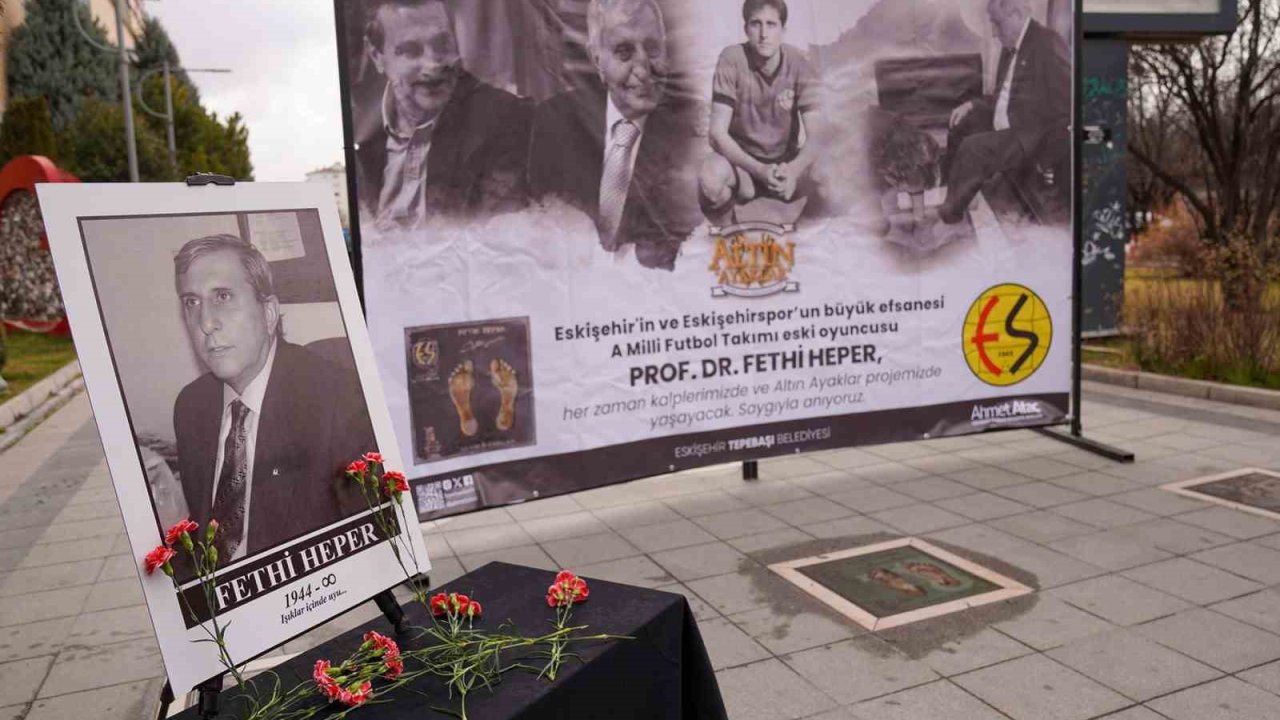 Eskişehirspor’un efsane futbolcusu Fethi Heper anıldı