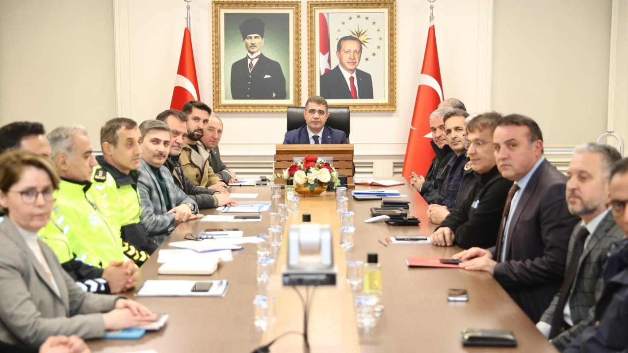 Kış tedbirleri koordinasyon toplantısı yapıldı