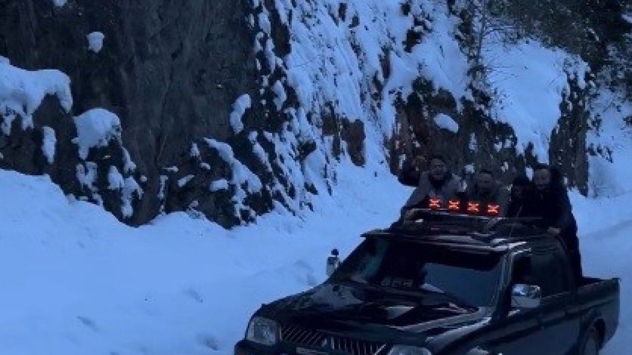 Karadeniz usulü snowmobile