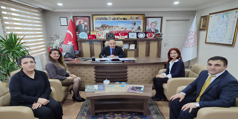 Kars Yeşilay Başkanı İlgar’dan, Milli Eğitim Müdürü Kaya’ya Ziyaret