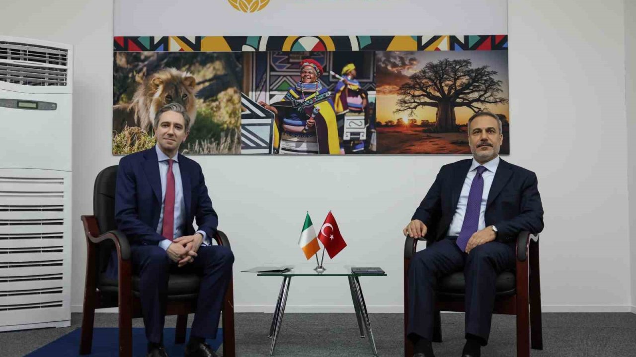 Dışişleri Bakanı Fidan, İrlandalı mevkidaşı Harris ile görüştü