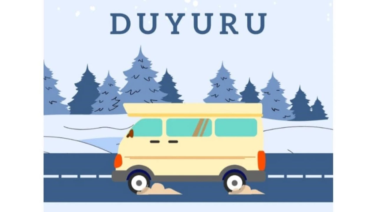 Reşadiye’de taşımalı eğitime hava engeli