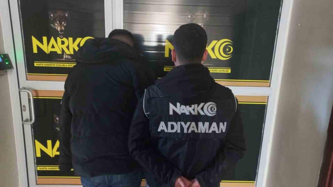 Adıyaman’da uyuşturucu operasyonu: 1 tutuklama
