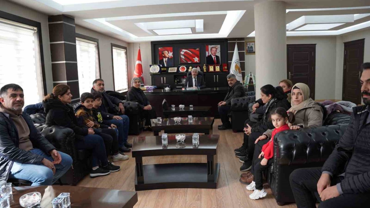 Kahtalı Mıçe’nin ailesinden Kahta Belediyesi’ne teşekkür ziyareti