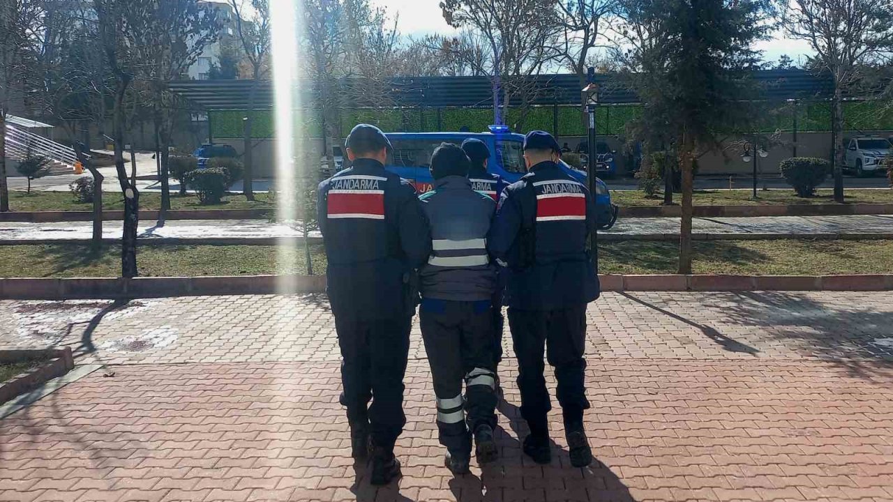 Hırsızlık suçundan aranan şahıs jandarma ekiplerince yakalandı