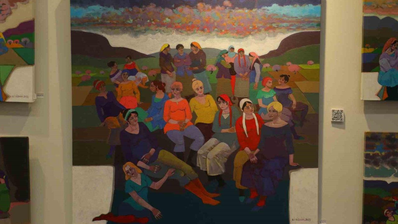 Ressam Düzgün, Anadolu kadınlarına sanatında yer veriyor