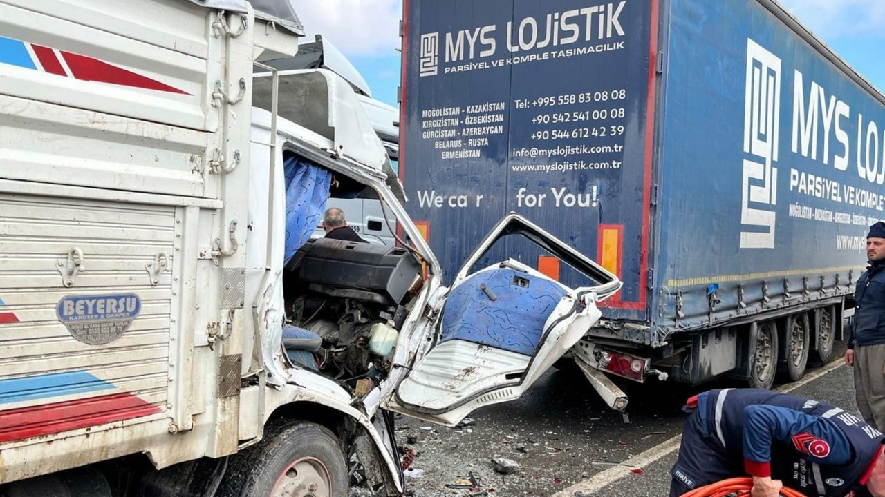 Kağıt gibi ezilen kamyonette ağır yaralanmıştı, hayatını kaybetti
